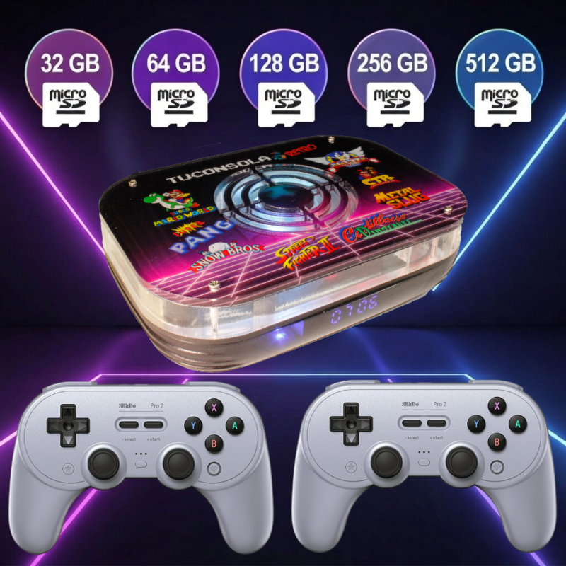 Pack RetroBox - 8Bitdo Pro 2 • TuConsolaRetro